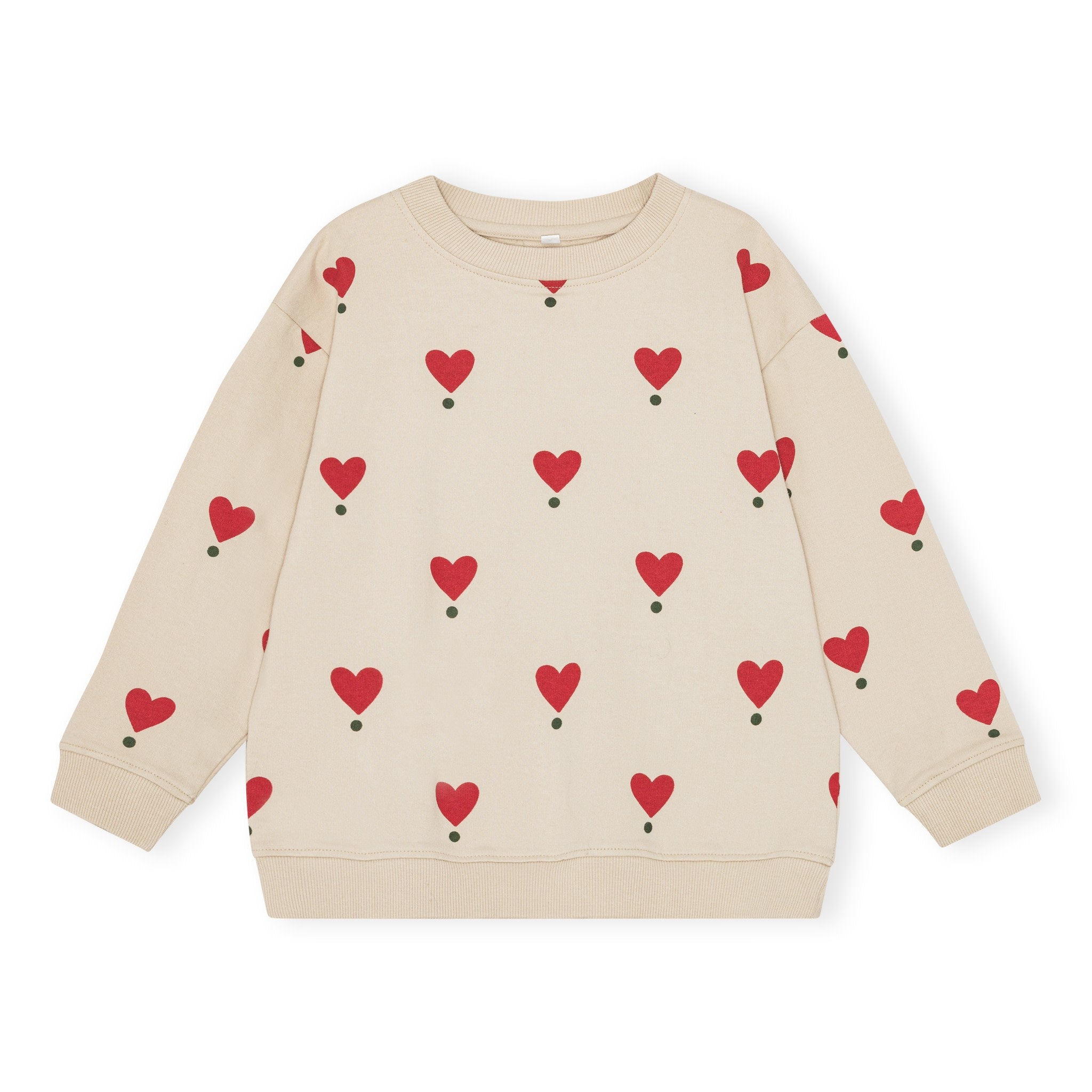 Sweatshirt - hearts on point