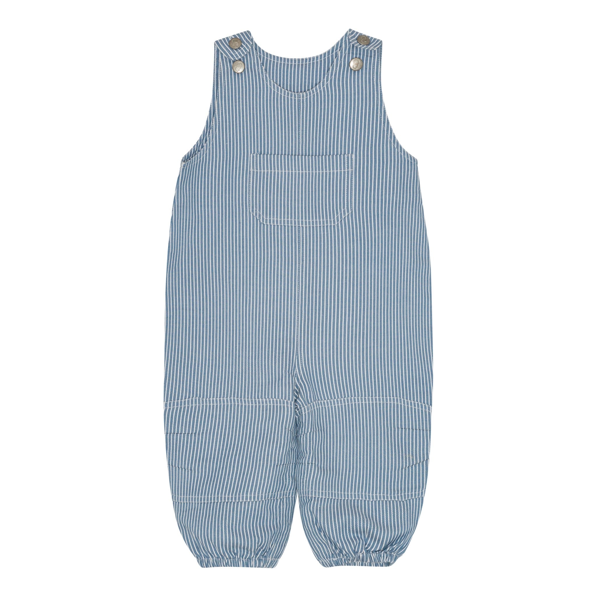 Einar blau und weiß gestreifter Milchjungen-Overall