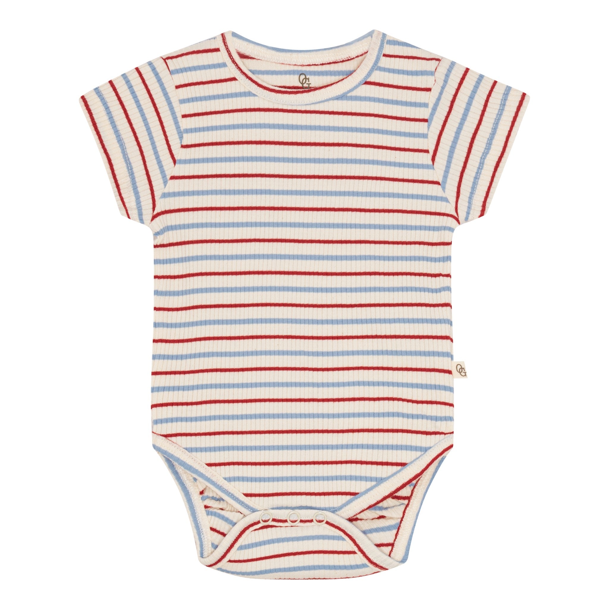 body kortærmet - seaside stripe