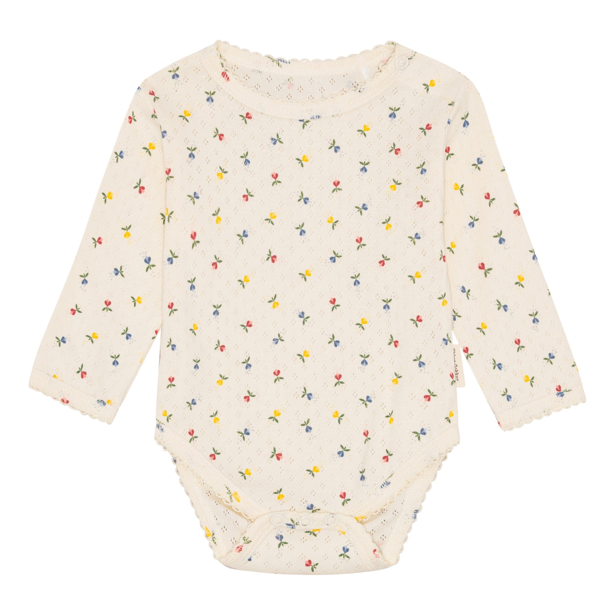pointelle body - fluffy bell multi