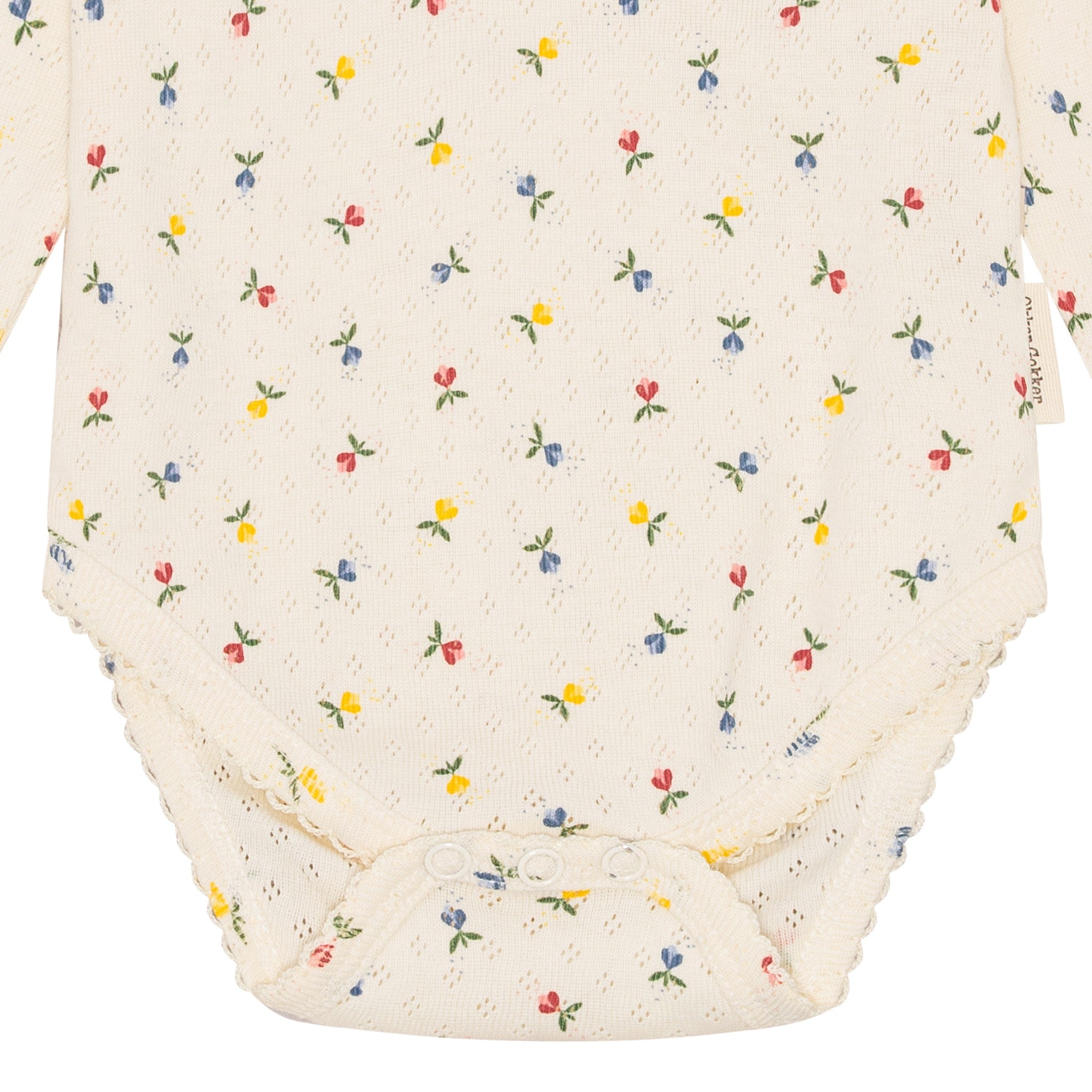 pointelle body - fluffy bell multi