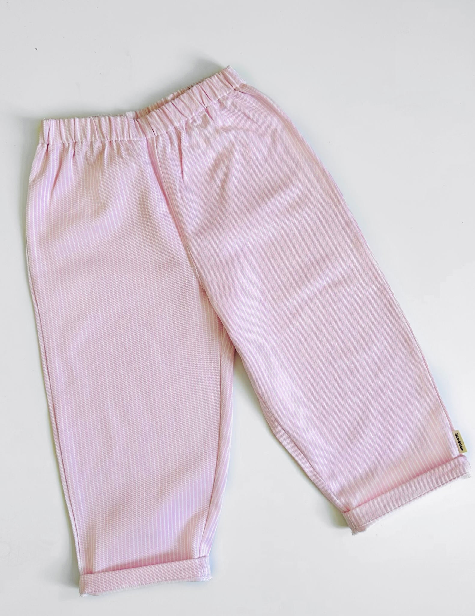 Gestreifte Milk Boy-Hose - rosa/weiß