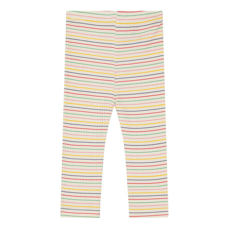 chunky rib leggings - rainbow stripes