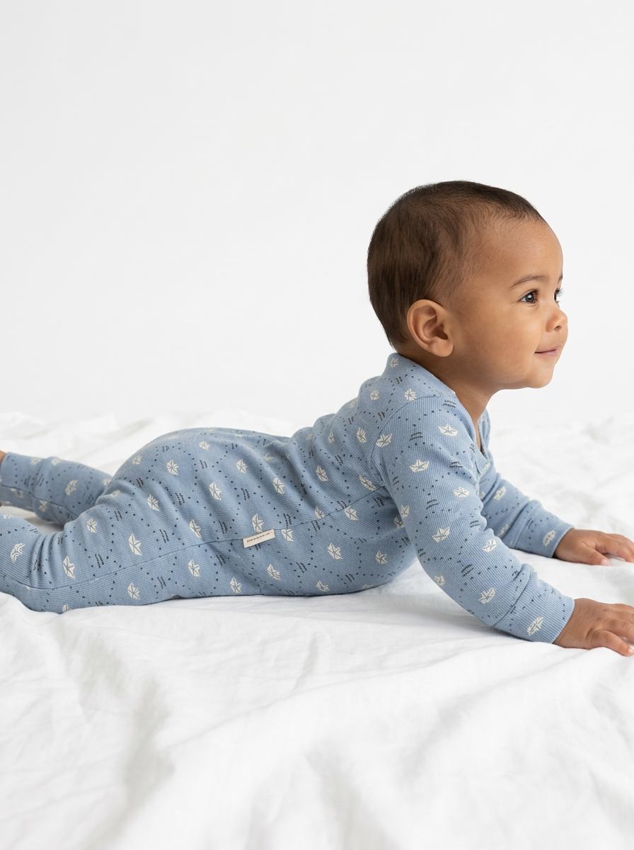 Jersey onesie - mini marine