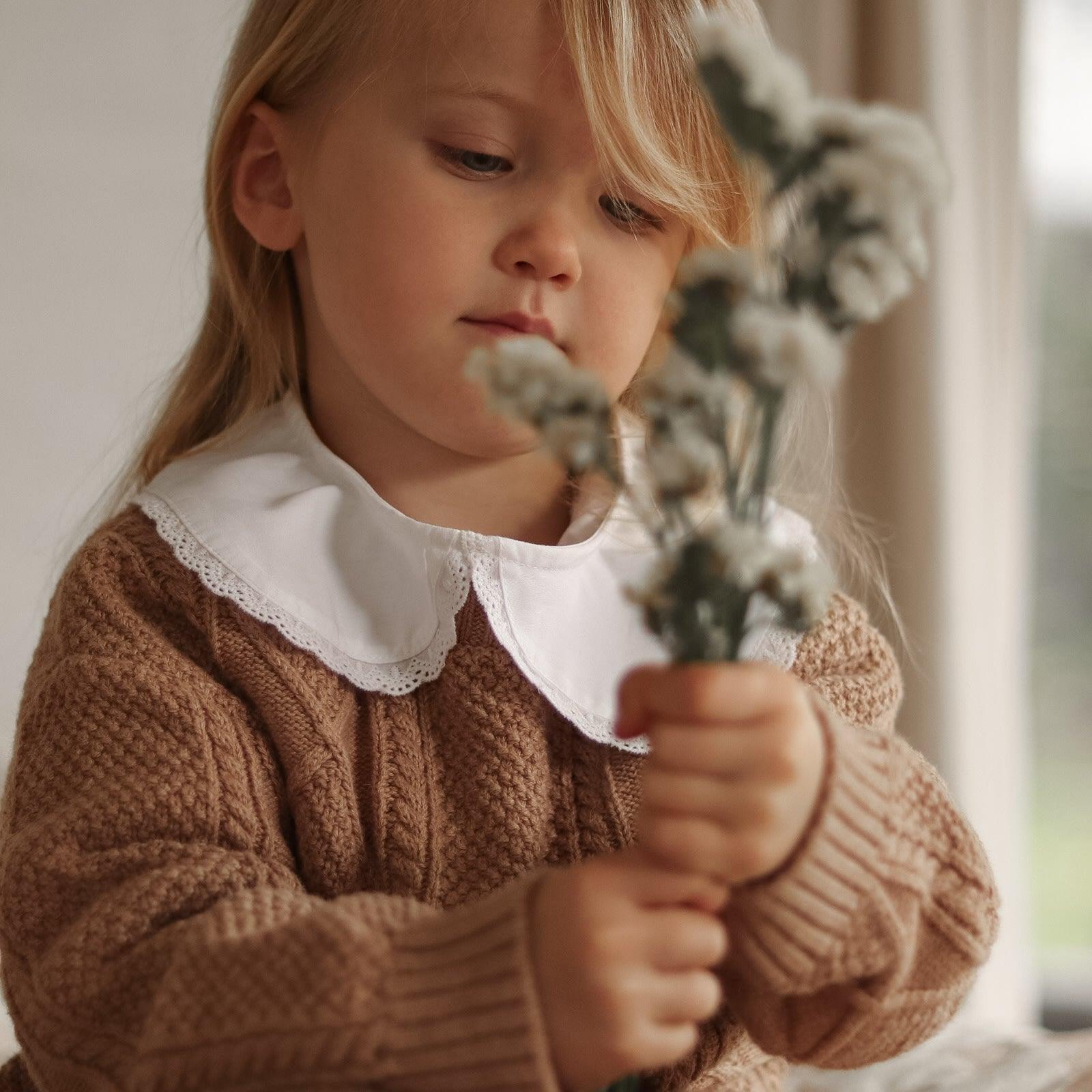 Pullover aus Wollmischung mit Zopfmuster