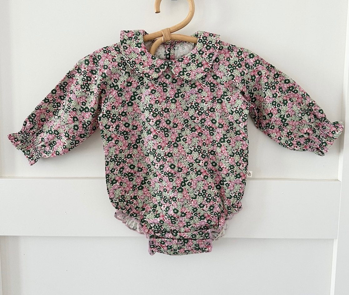 romper - poppy spring