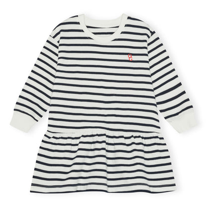 Sailor kjole - stribet sweat