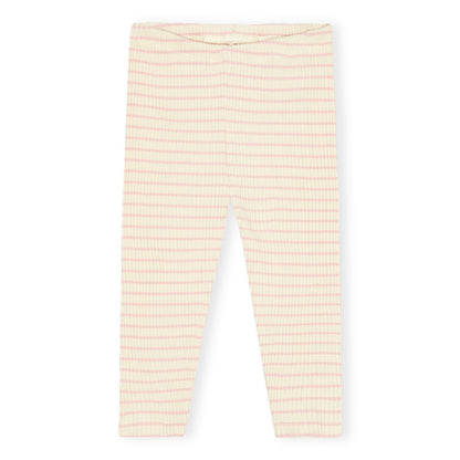 chunky rib leggings - artichoke eller rosey stripes