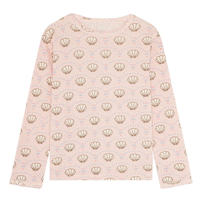 pointelle bluse - bow shell