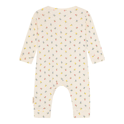 pointelle onesie - fluffy bell multi