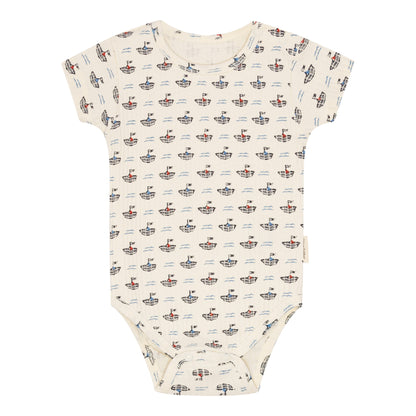 Oddy Kurzarm-Bootsripp-Body