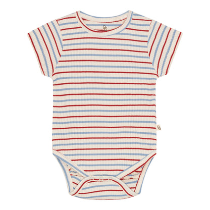 body kortærmet - seaside stripe