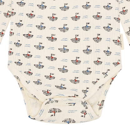 Oddy Kurzarm-Bootsripp-Body