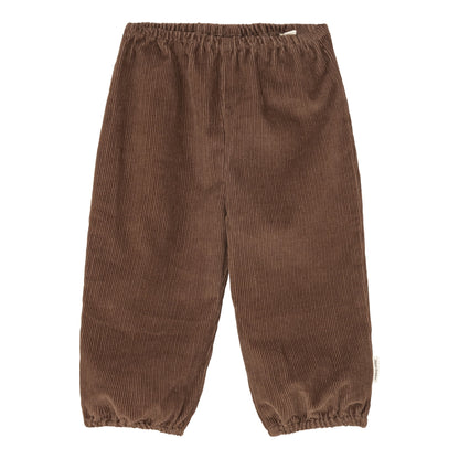 Fløjlsbukser baby - chocolate brown