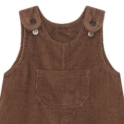 Fløjls overalls - chocolate brown