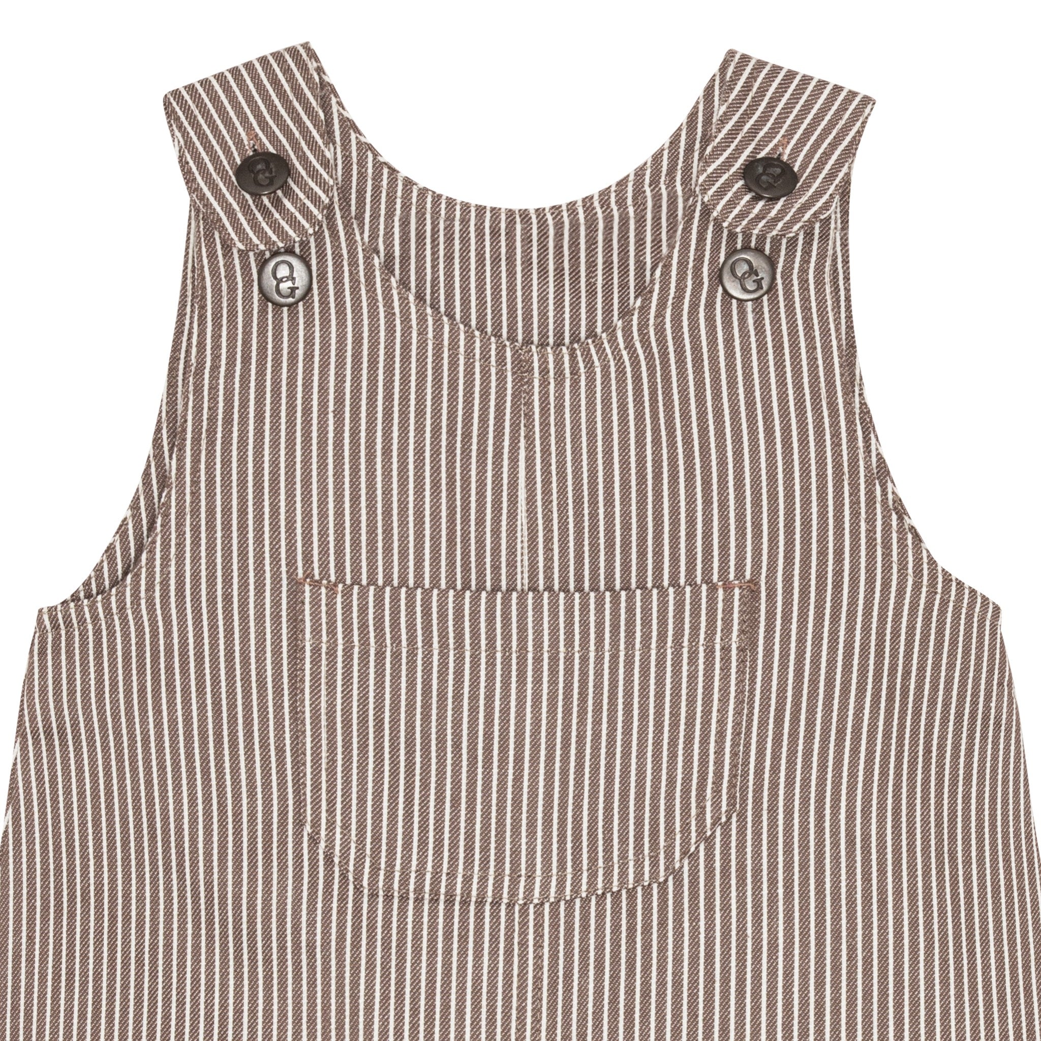 Baby overalls - milkboy brown