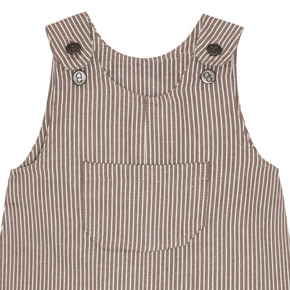 Baby overalls - milkboy brown