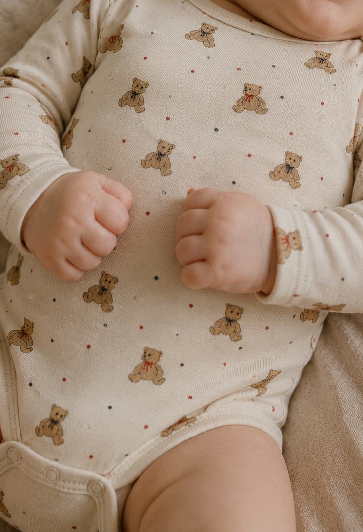 jersey LS body - teddy bear