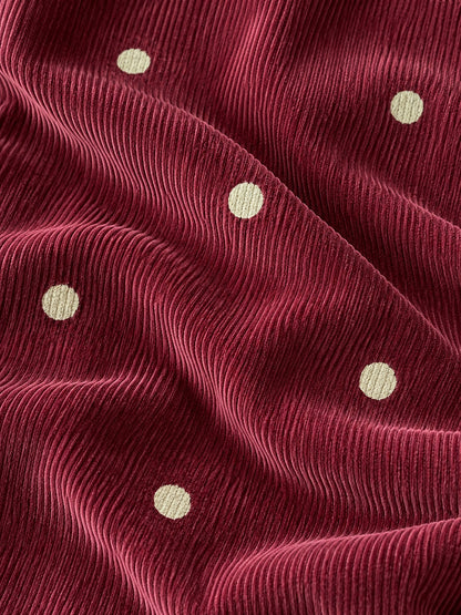 Fløjlsoveralls - love dots