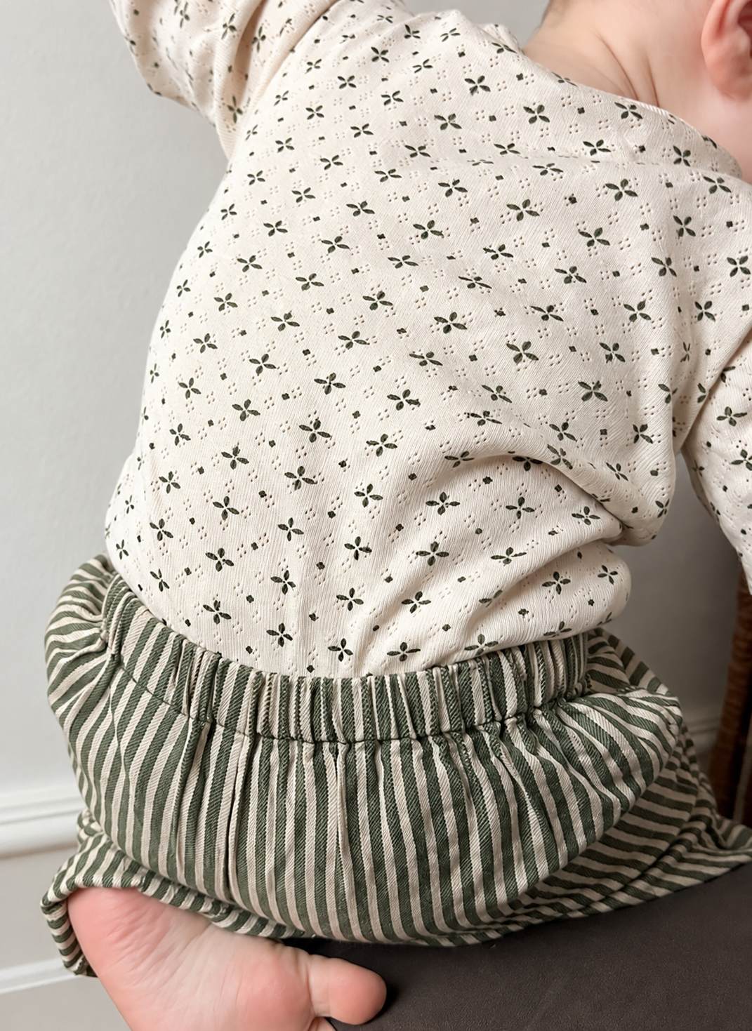 baby bukser -  milkboy green