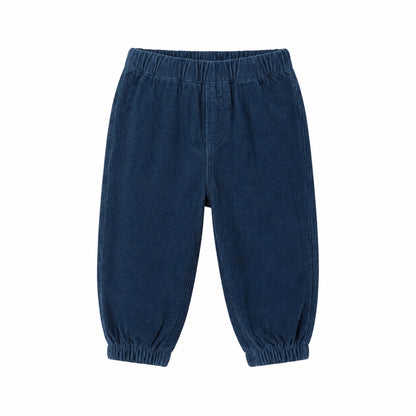 babyfløjlsbukser - navy sail
