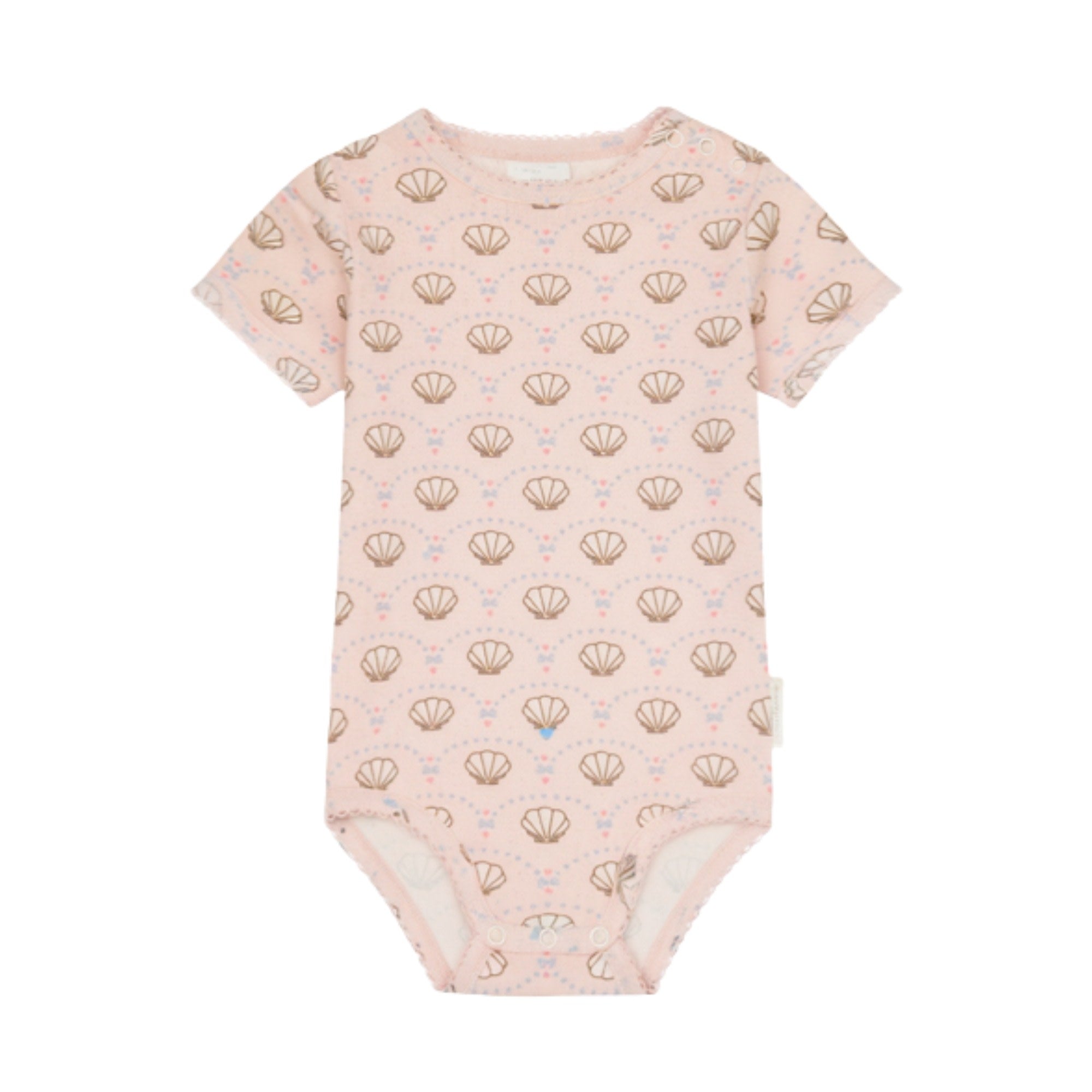 pointelle body kortærmet - bow shell