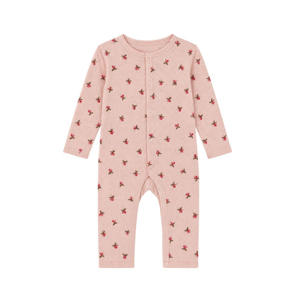 Pointelle body - fluffy bell blush