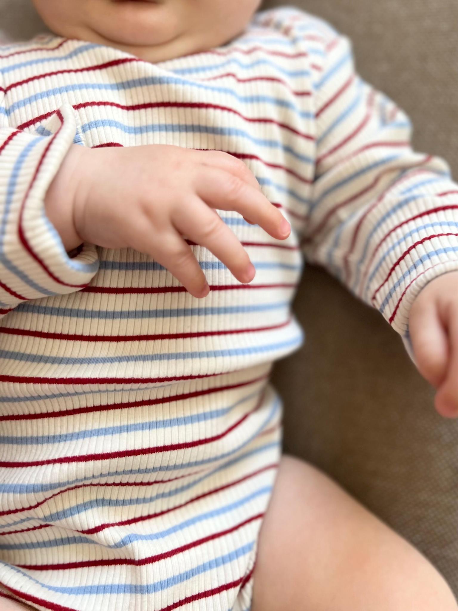 rib body - seaside stripe