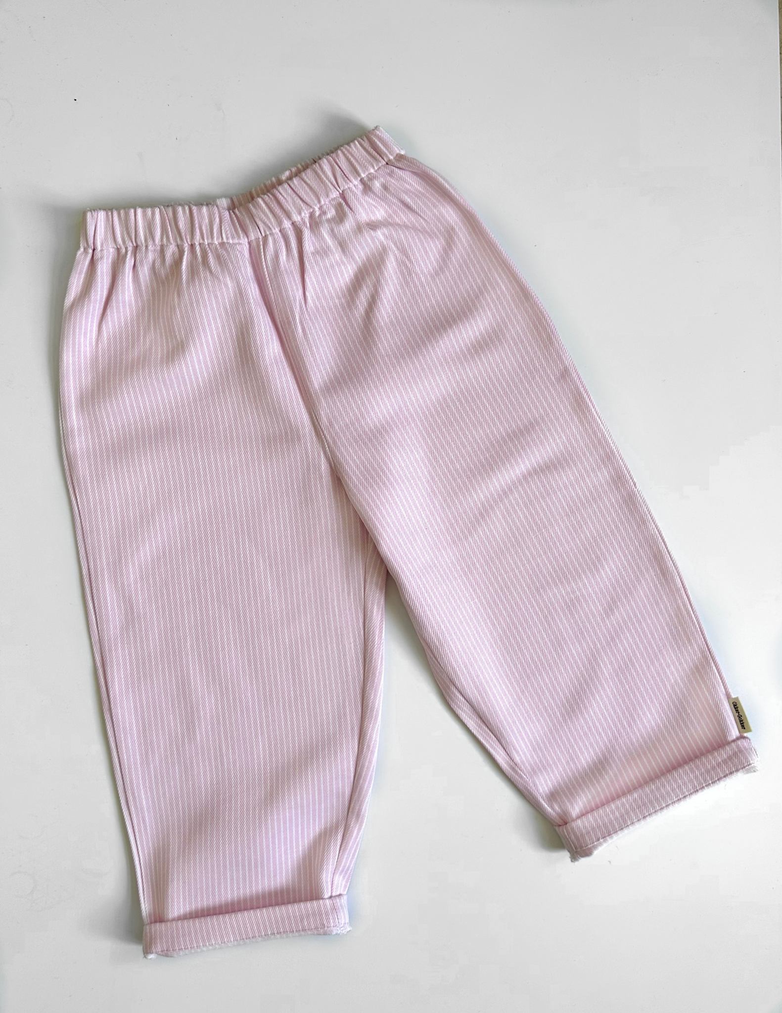 Gestreifte Milk Boy-Hose - rosa/weiß