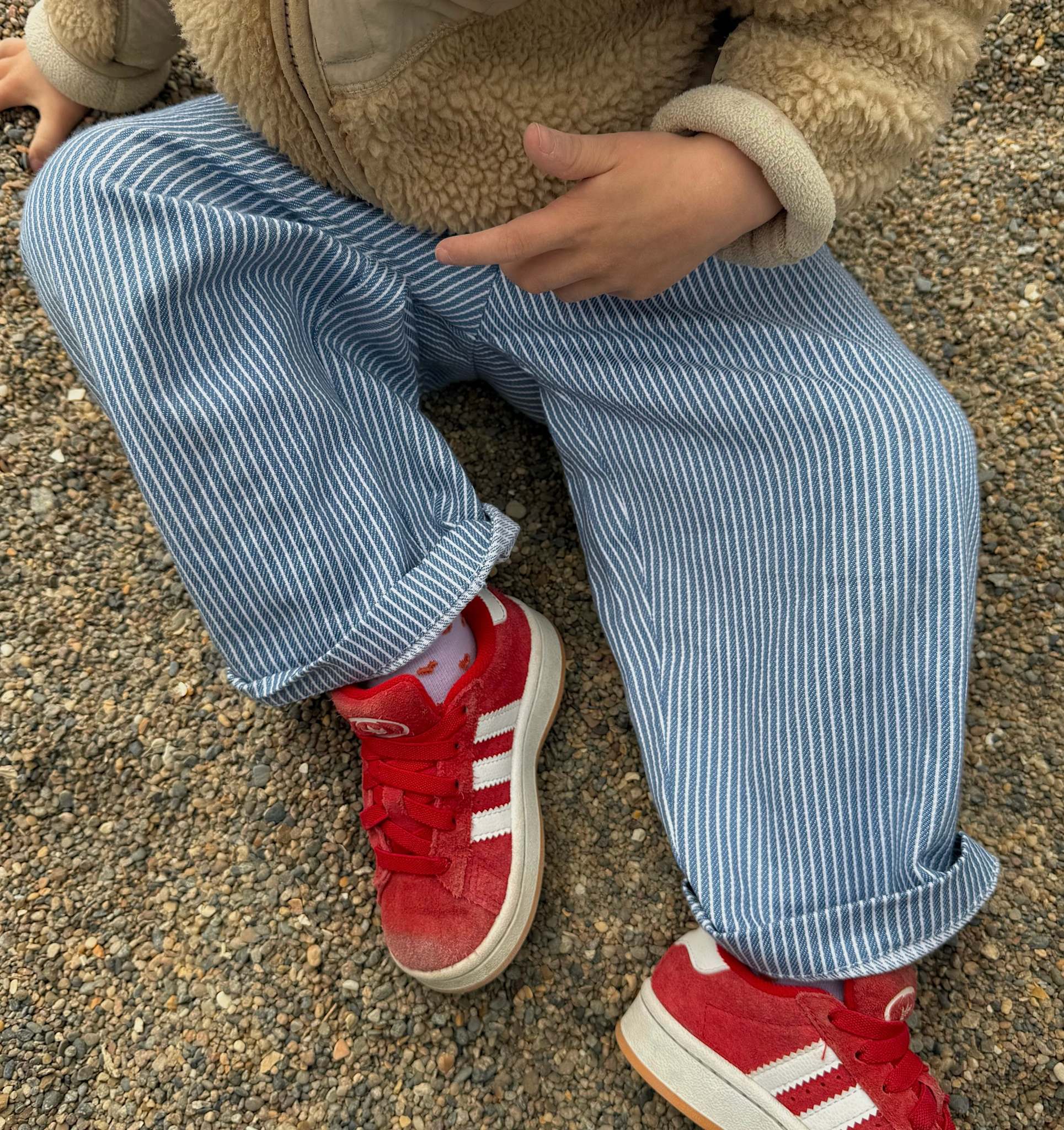 Ada Milchjungenhose - blau und weiß