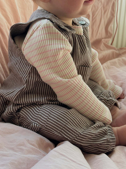 Baby overalls - milkboy brown