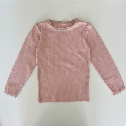 Pointelle-Bluse