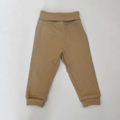 Rippleggings – Kamel und Blau