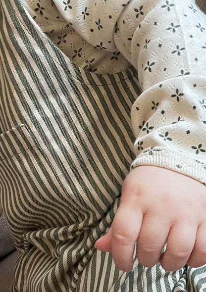 Baby overalls - milkboy green
