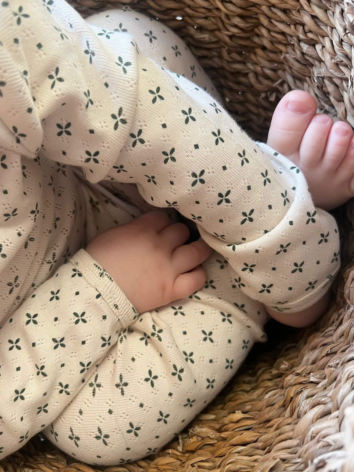jersey leggings - little petals