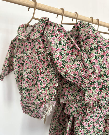 romper - poppy spring