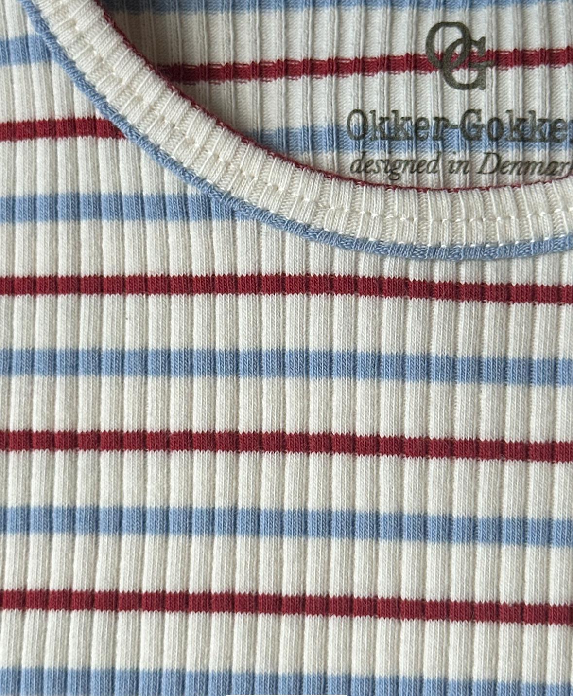 body kortærmet - seaside stripe
