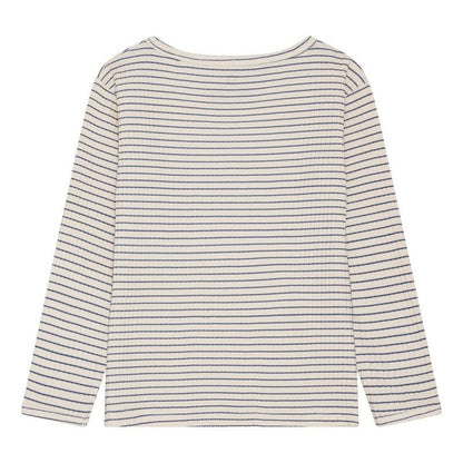 chunky rib bluse - softice stripes