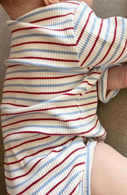 rib body - seaside stripe