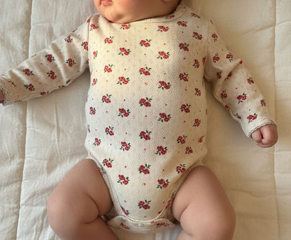 Pointelle body - autumn bloom