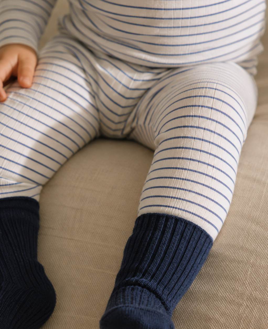 chunky rib leggings - softice  stripes