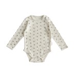 Pointelle body - fluffy bell green