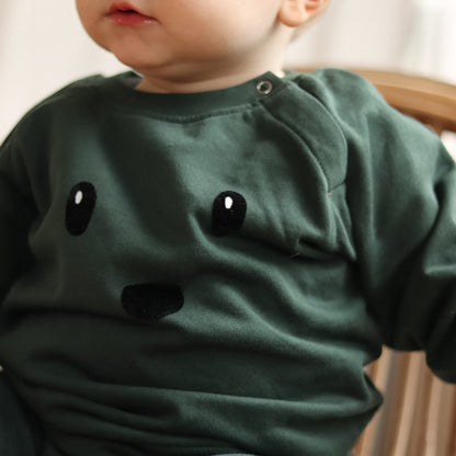 Louie Sweatbluse mit Knopfverschluss