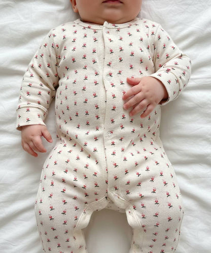 Onesie - fluffy bell red