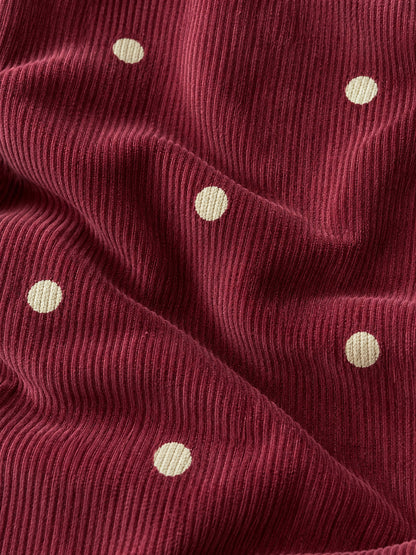 fløjlsbukser - love dots