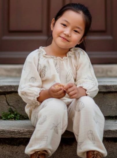 Seashell muslin bukser