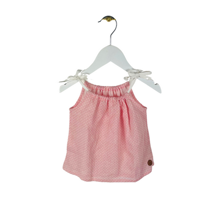 Top aus Bio-Musselin, Kinder – Bogendruck