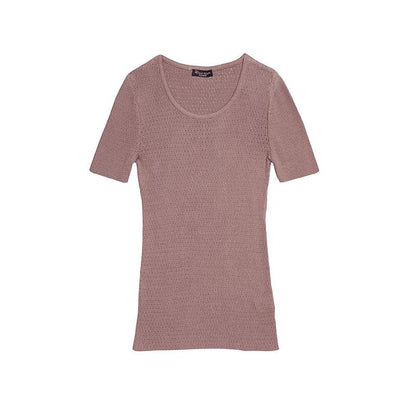 Gudrun økologisk kortærmet t-shirt rose, dame - Okker-Gokker Organic